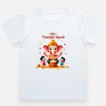 Little Visarjan Squad – Kids Festive T-Shirt (Ganpati Special Edition)